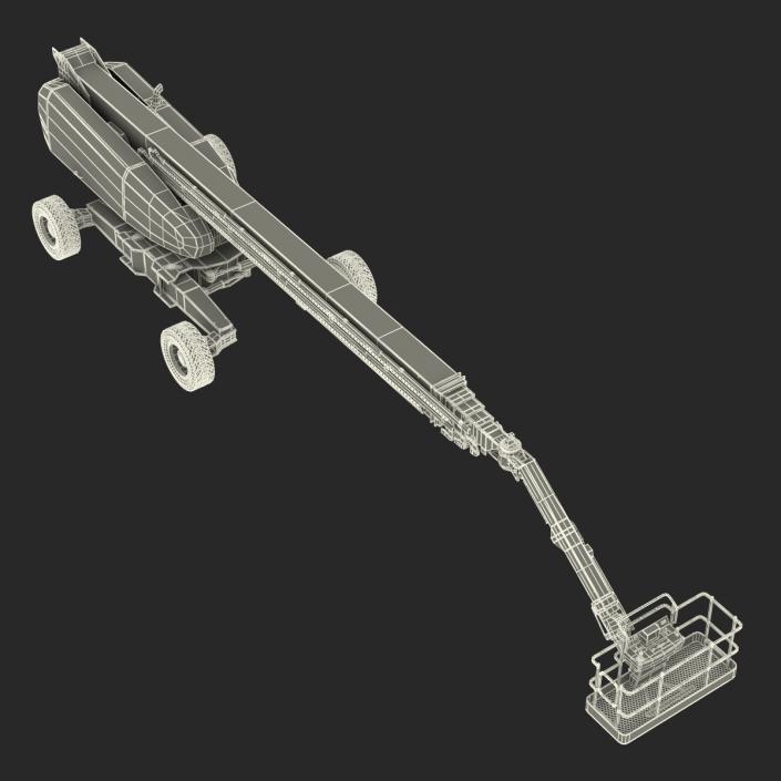 Telescopic Boom Lift JLG 1850 sj Rigged 3D model